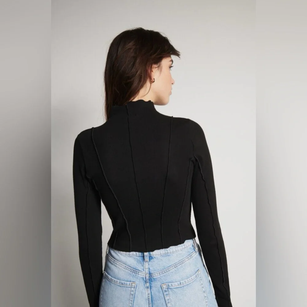Dynamite Hara Long Sleeve Funnel Neck - Picture 2 of 7
